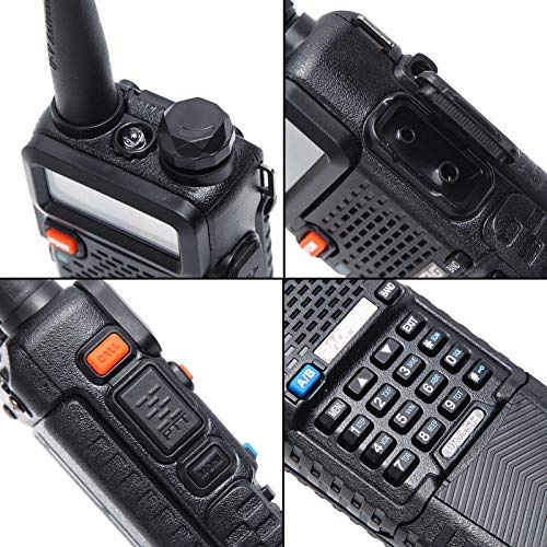 Baofeng BF UV-5R Triple 8/4/1 Watts High Power Long Rang Two Way Radio (144MHz-146MHz VHF & 430MHz-440MHz UHF), Dual Band Portable Walkie Talkie with 3800mAh Battery (Black) – Bild 5