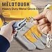 MELOTOUGH MELOTUGH Metal Glove Clip Work Glove Clip Holder Heavy Duty Safety Gloves Clip for Tool Belt,Tool Backpack,Pants(Gold 2pcs)