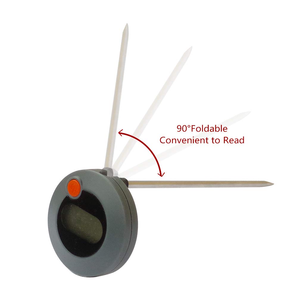 review Remeel Cooking Thermometer Kitchen Thermometer Meat Thermometer Fast Instant Read Digital Food Thermometer with Magnet for Grilling BBQ Steak Baking Bread Cakes and Liquids