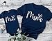 Personalized Handmade Mama Mini Matching Set, Baby Shower Gift, Mama T shirt, Mothers Day Gift, Mini Onesie, Mini Toddler, Mini Youth, New Mom Gift Idea, Baby and Mama, Christmas Gift