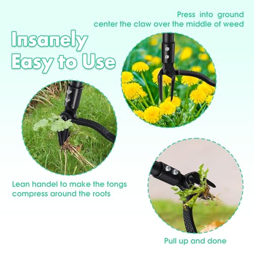 Lilyvane CHUCAOJIA-MSH2.0 Weed Puller With Long Handle- 63Inch thumb #6