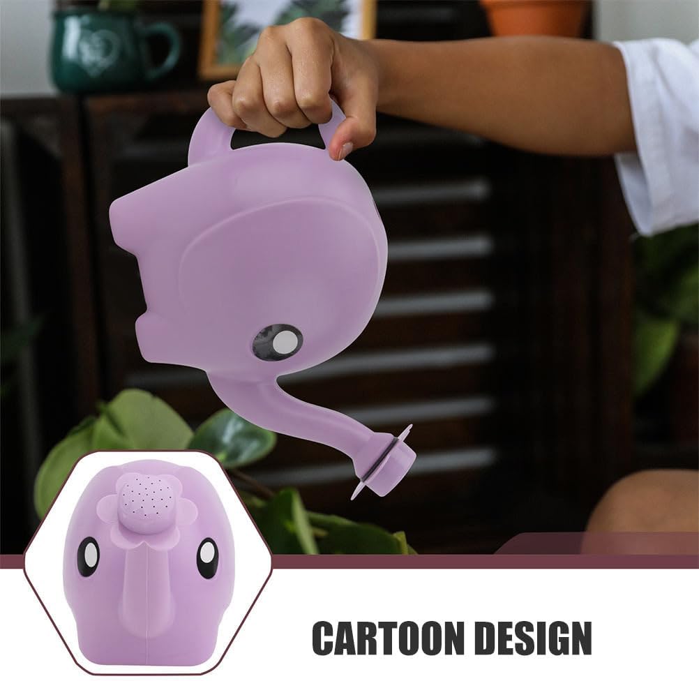 Balacoo 2pcs Elephant Watering Can- Kids Watering Can, Mini Watering Can, Plastic Watering Can for Outdoor Flower Plants, 25X15CM, Blue