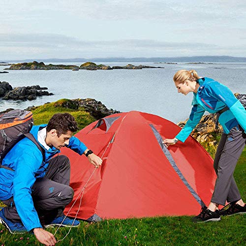 Carpa ligera impermeable para 2 personas tipo domo miniatura 3