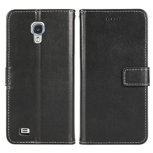 Fdcwtsh Compatible With Samsung Galaxy S4 Wallet Case Wrist Strap Lanyard Leather Flip Cover Card Holder Stand Cell Accessories Phone Cases For Galaxy9500 Galaxi I9505 Women Men Black #TOP6