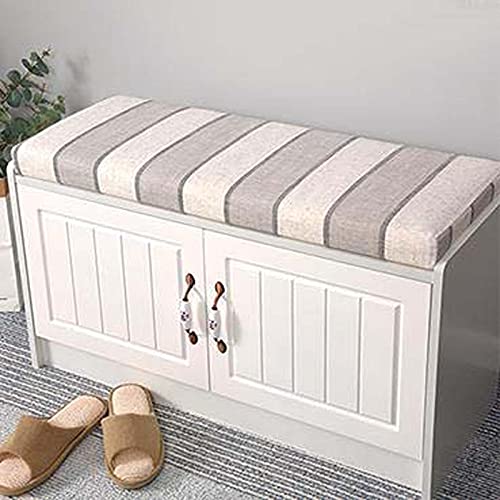Coussin de banc lavable et antidérapant avec housse épaisse pour balancelle de jardin