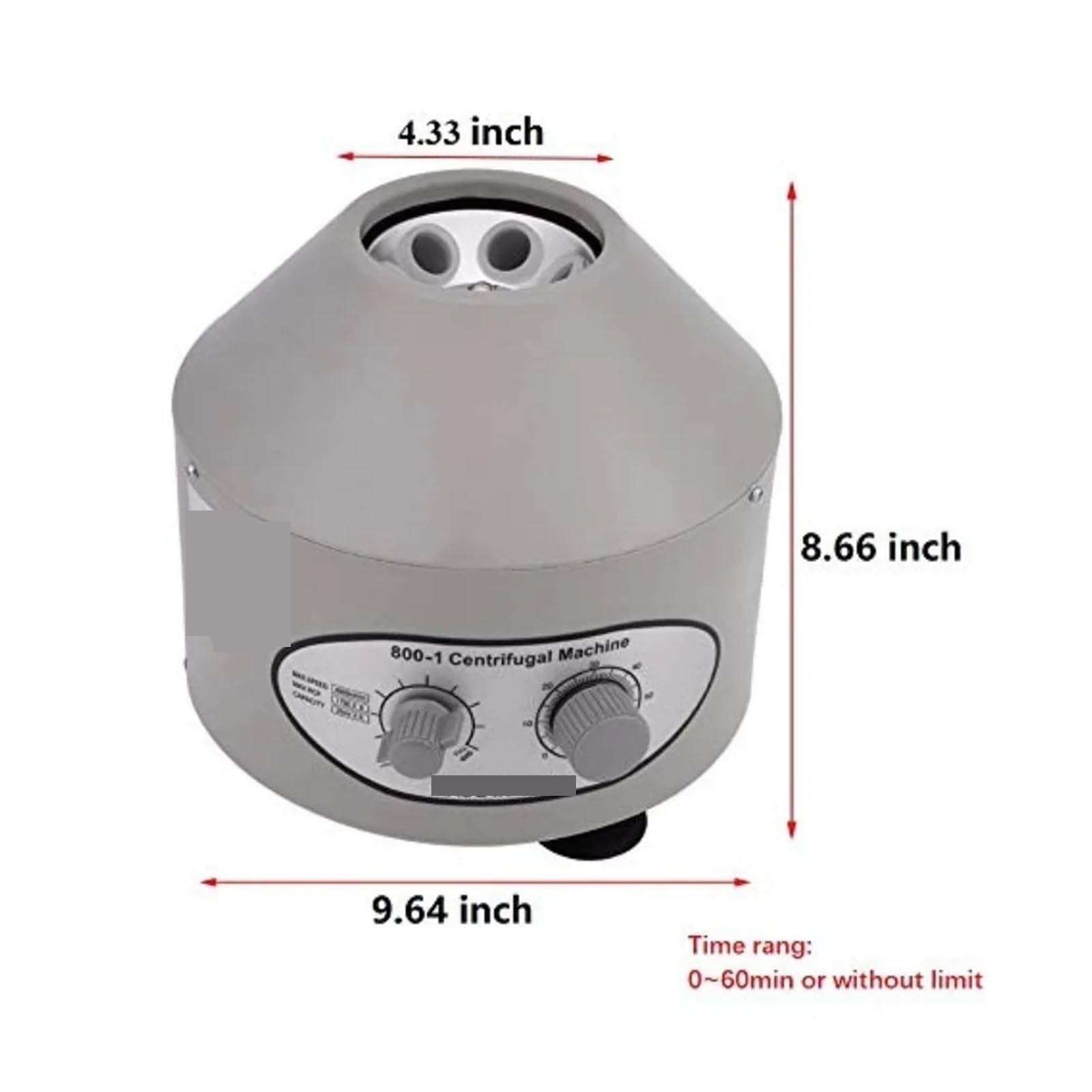 Centrífuga de laboratorio, Máquina Centrífuga De Laboratorio Eléctrica Escritorio, Práctica Médica Con Temporizador Y Control Velocidad, Baja, Capacidad 4000 RPM