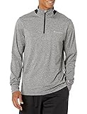 Champion Men's City Sport 1/4 Zip, Railroad Gray Heather, Medium