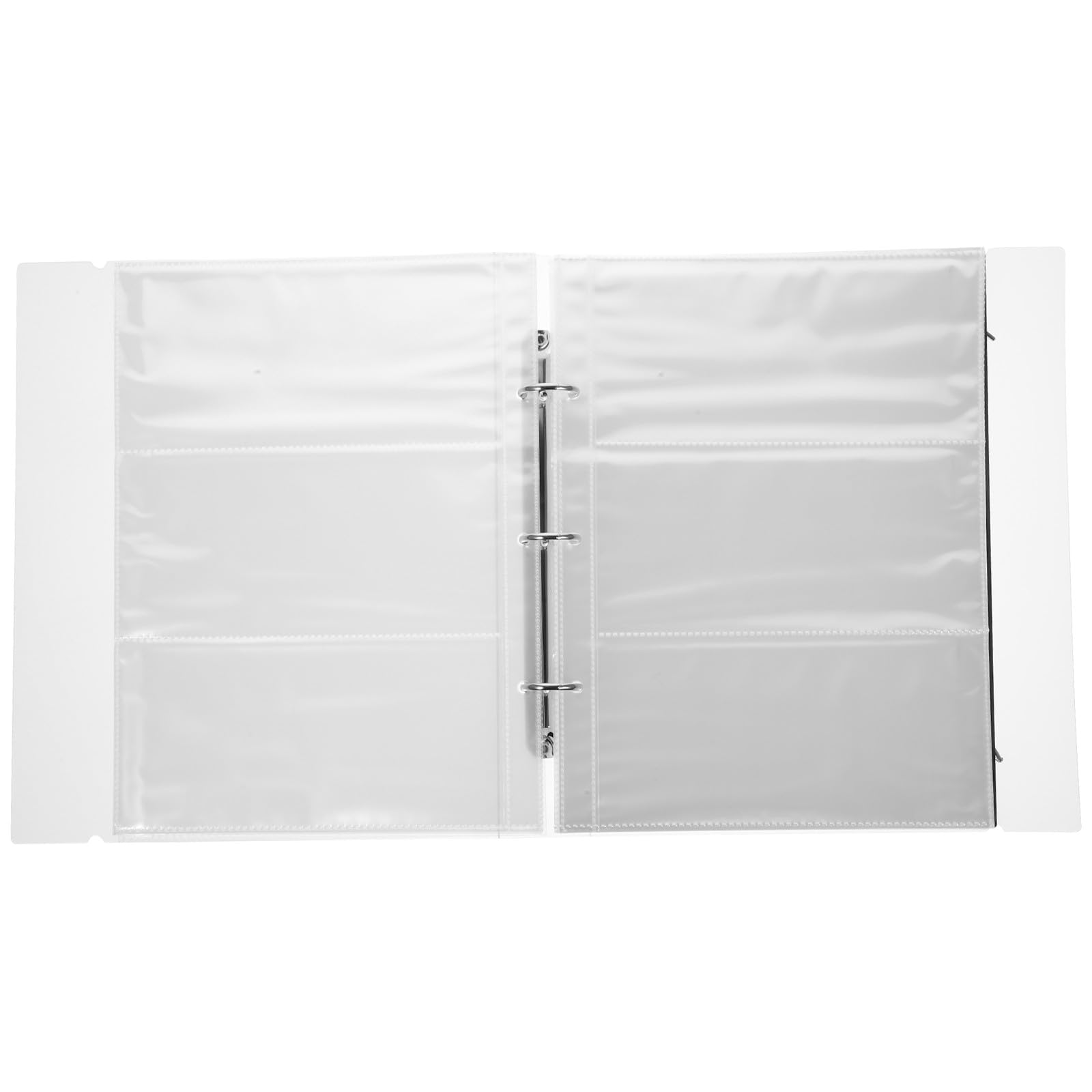 Tarjetas de visita y entradas en pvc blanco funda mate álbum organizador