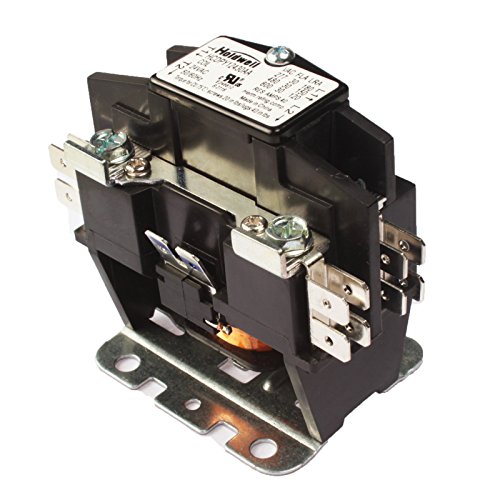Image of Holdwell 45EG10AJA 1 Pole Normally Open Double Make with shunt 20 Amp 25 Amp 30 Amp 24V Coil Definite Purpose Air Conditioner Contactor