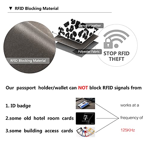 Bostanten Leather Wallets For Women Rfid Blocking Zip Around Credit Card Holder Phone Clutch, Leopard-Black #TOP5