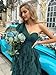 VOUIAO Summer Women Tulle Prom Dress Elegant Bow One Shoulder Slit Evening Party Gown Wedding Guest Bridesmaid Maxi Dress Dark Green XL