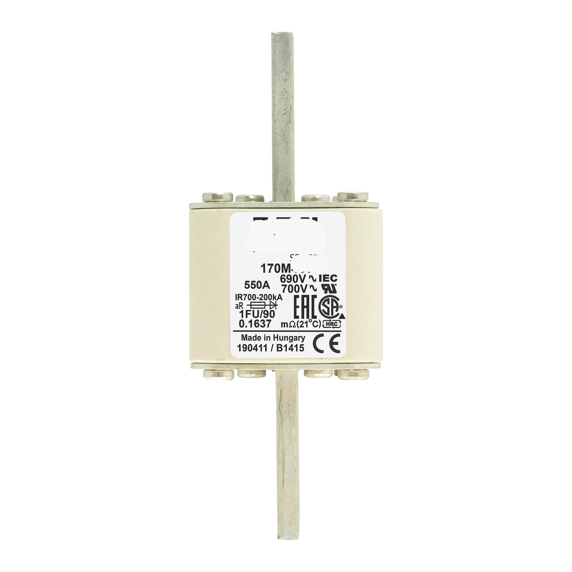 Fusible 170M4617 évite la surchauffe des circuits électriques industriels