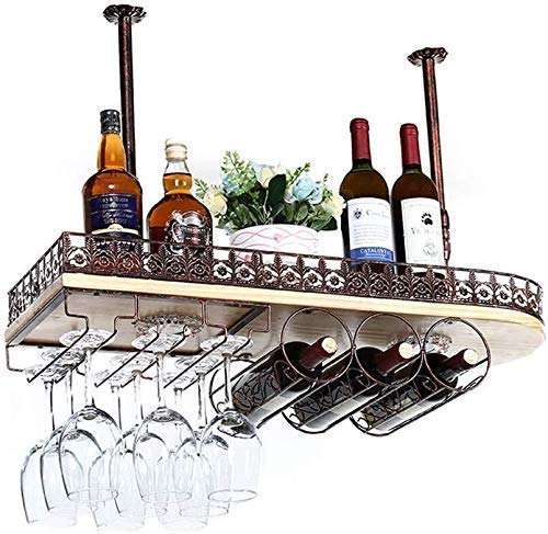 Casier à vin suspendu style européen pour créer un coin bistrot à la maison