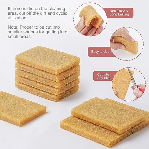 image for WCIC 9PCS Rubber Cement Eraser - Glue Residue Pick-Up Eraser for Remov