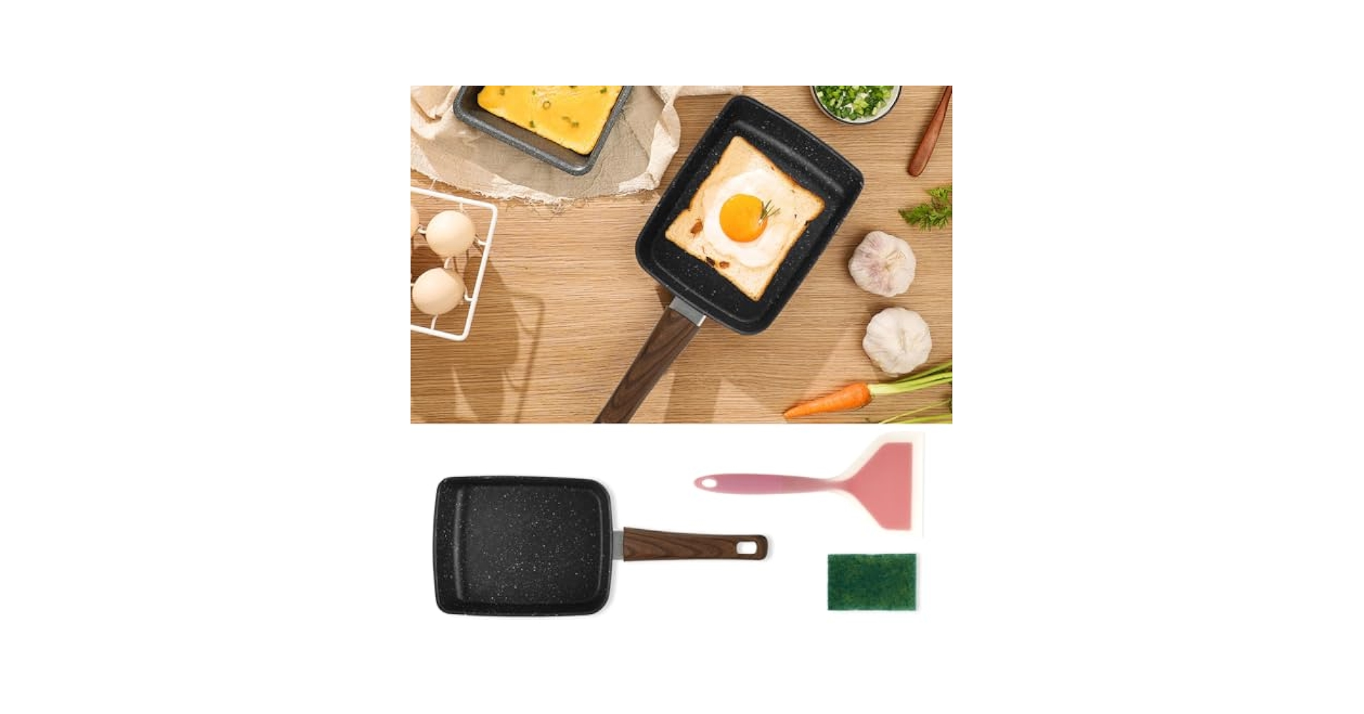♡TamagoYaki♡ Japanese Style Tamagoyaki Egg Pan – Hungry Ninja