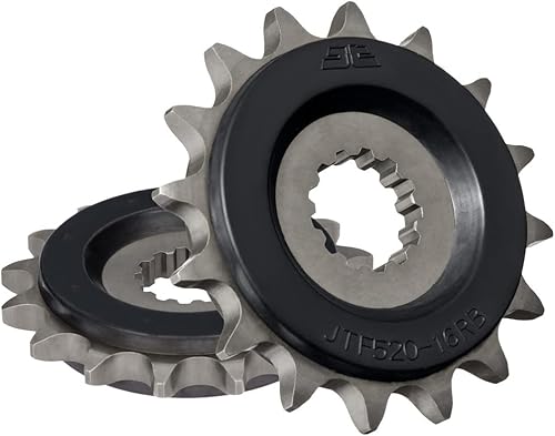 JT Sprockets JTF520.16RB - Piñón delantero acolchado de goma (16 dientes), individual