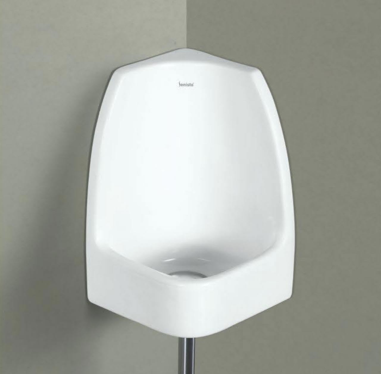 Nexa BathwareCeramic white CORNER Small Urinal Pot for Gents/Male/Boys/Men Toilet/Bathroom/Washroom (12 X 10 X 14 INCH) CORNER URINAL-image-24