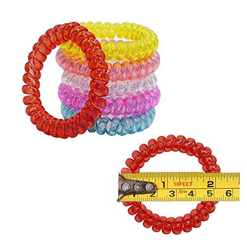 Maberrytech Direct Sensory Stretchy Kids Bracelets, 6 Pack Funny Speech And Communication Aid Coil Toys For Boys Girls With Autism Adhd Fidget Anxiety Or Special Needs - Assorted Colors(Rainbow B) #TOP4