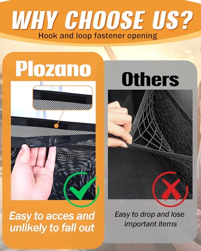 image for PLOZANO Boat Storage Bag with 3 Divisions, Adjustable Organizer, Mesh 