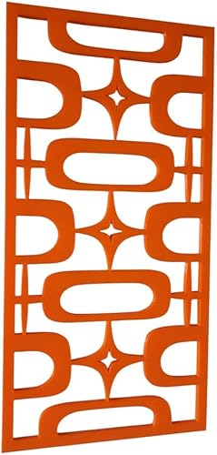 MidCentury - Paneles de pared modernos de óvalos atómicos con explosiones de estrellas de estilo vintage, arte de pared dorado, plateado, negro,