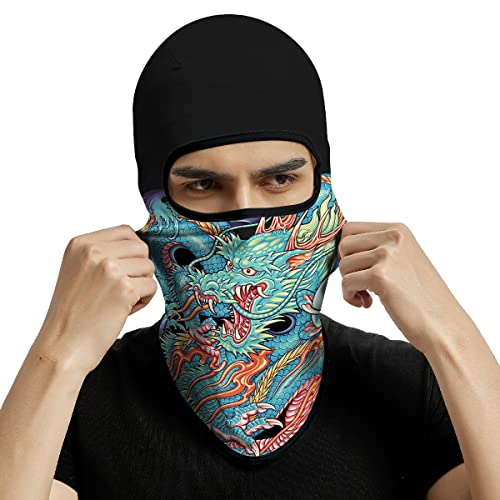 Image of 3D Balaclava Ski Mask Motorcycle Full Face Mask Outdoor Tactical Hood Headwear Mask Ghosts Skull Mask Men Women for Halloween