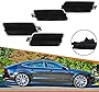 ADIIL 4PCS Full LED Front/Rear Side Marker Light Housings Kit for 2012-2018 Audi A7 S7 RS7 Quattro Type 4G8 Smoked Lens Bumper Turn Signal Light Assembly