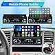 NHOPEEW 1 Din Autoradio mit Bluetooth - MP3 Player Unterstützung Telefonhalterung - Dual USB Ports/TF Card/FM Radio/AUX Input/Lenkradsteuerung/Button Lights + Wireless Mic