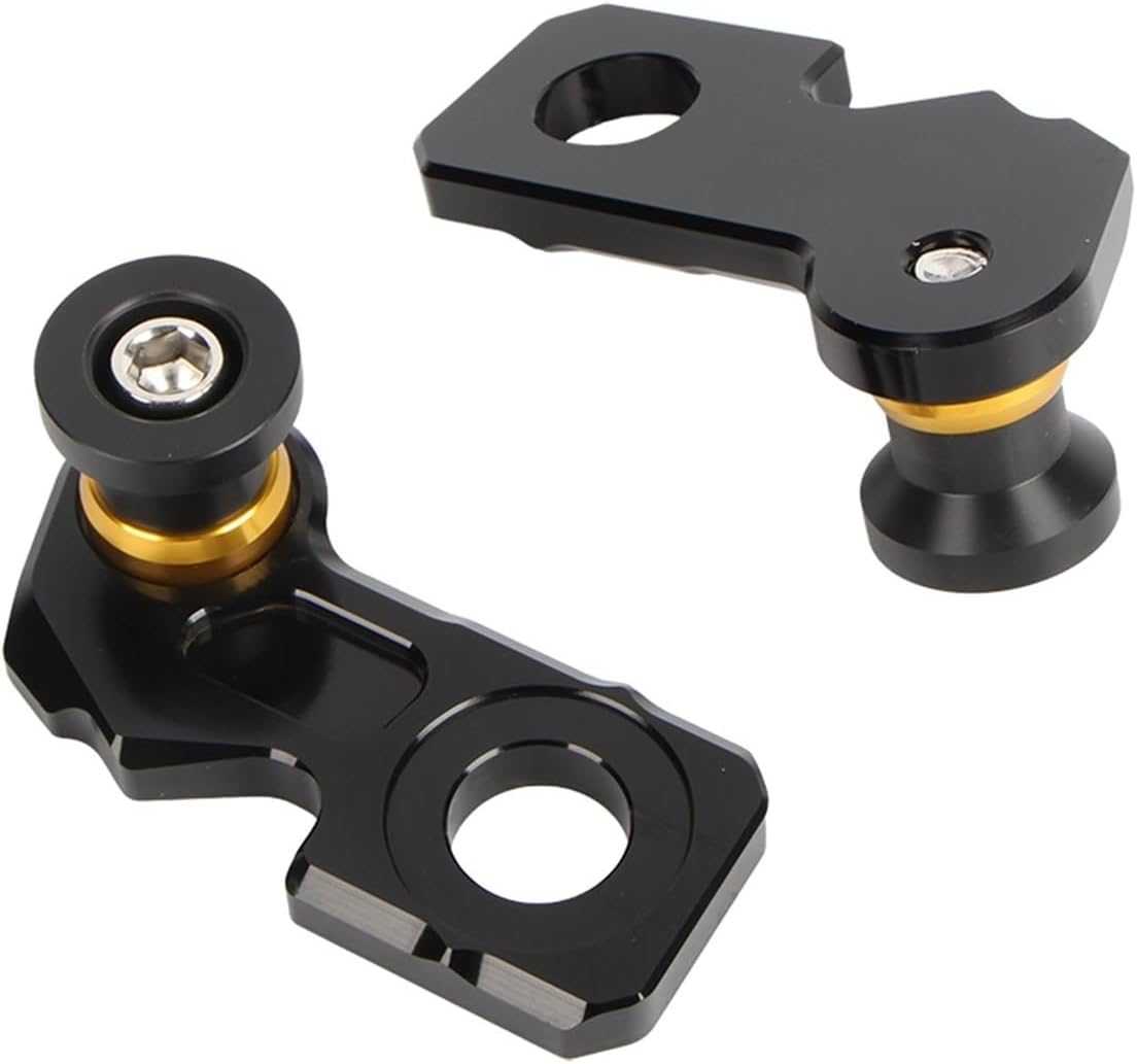 Compatible With CB650R CBR650R CBR650F CB650F Rear Fork Axle Frame Swingarm Spool Slider Chain Adjustment(Gold)