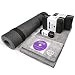 LEVOIT Premium Yoga Set Kit, 8 Pieces Equipment, Includes 1 Premium TPE Yoga Mat, 2 Yoga Blocks,2 Yoga Towels,1 Stretch Strap,1 Instruction DVD,1 Carrying Bag & Strap,Perfect Gift For Yogis