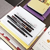 rOtring 600 Kugelschreiber | mittlere Spitze | Schwarze Tinte | Rot Schaft | nachfüllbar – Ansicht 2