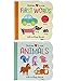 2 Pack Chunky Lift-a-Flap Board Books: First Words / Animals Lift-a-Flap Books (Babies Love)