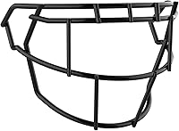 Schutt F7 EGOP-NB-VC Titanium Facemask for F7 VTD Helmets - Raised Brow Protection for RB, WR, DE, TE Positions