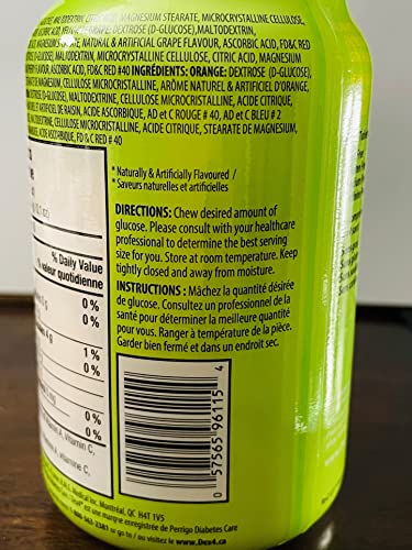 Dex4 Glucose Tablets, Assorted Fruit, 50 Count Bottle, Each Tablet Contains 4G Of Carbs. #TOP2