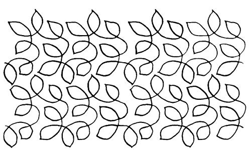 Full Line Stencil - Large Meandering Leaves - Edge to Edge Stencil, Continuous Line Template for Free Motion Quilting, Domestic Machine Quilting, Hand Quilting, Long-Arm Quilting (30462) - Thumbnail 6