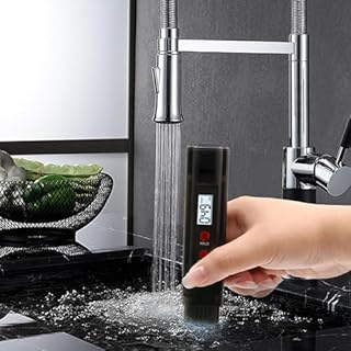 Tester Digitale per la durezza 'Acqua, Gamma di Tester per Acqua Digitale istantanea 0-0 ppm, Funzione di Blocco Dati Precisione di Lettura 2% Test 'Acqua per Acqua Potabile, Piscine, acquari, Siste