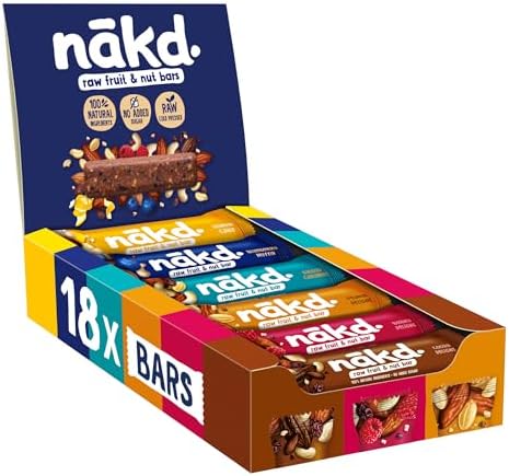 Nākd. Pack Multisabores Nuevo Mix | Barritas Raw de Fruta y Fruto...