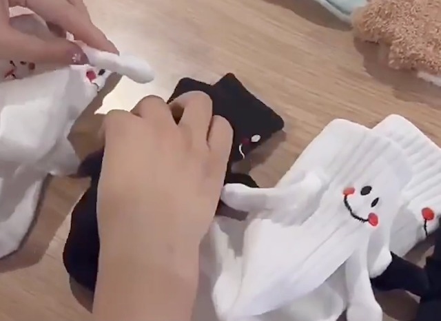 Amazon.co.jp: [モイン モイン] 靴下 ソックス にっこり マグネット