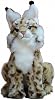 Realistic Plush Toy Soft Stuffed Doll Cute Sitting for Home Decor & Kids