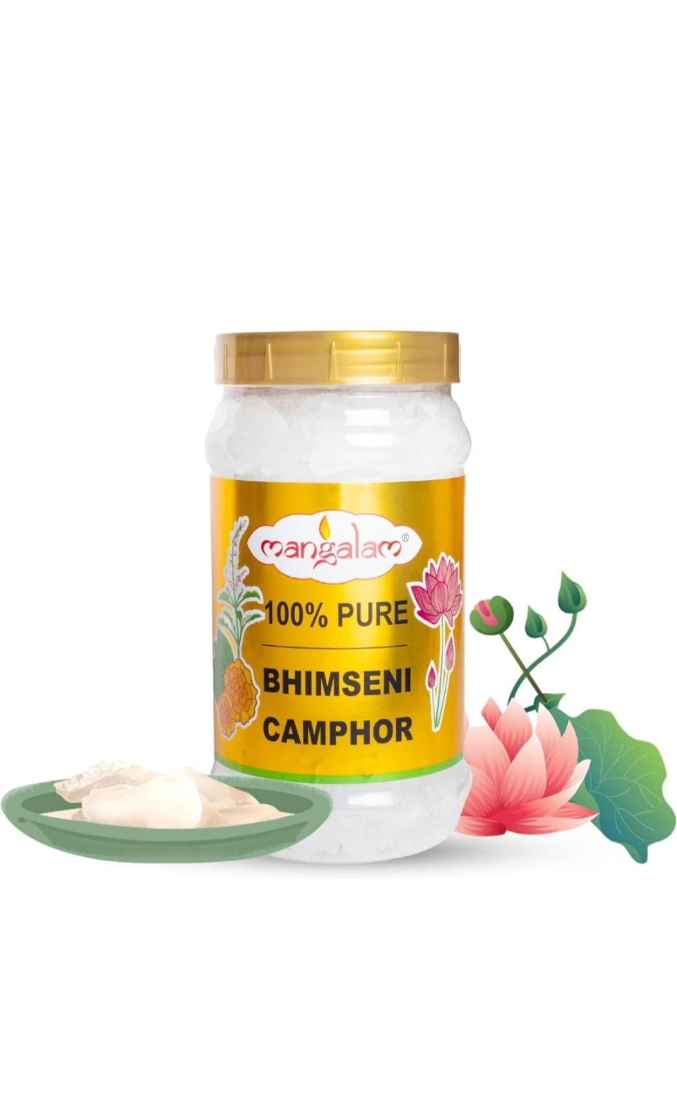 Krishmi Bhimseni 100% Pure Camphor (500g)