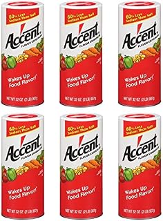 Accent Flavor Enhancer - 2 lb. canister by Accent [Foods] (Pack of 6)