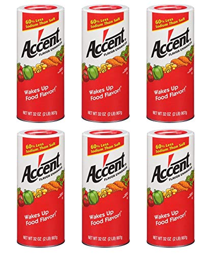 Accent Flavor Enhancer - 2 lb. canister by Accent [Foods] (Pack of 6)