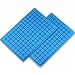 V-fox 2 Pcs/Pack 126 Cavity Square Silicone Mini Candy Molds for Making Chocolate, Hard Candy, Gummy, Jelly, Truffles Pralines, Caramels and Ganache, Random Color
