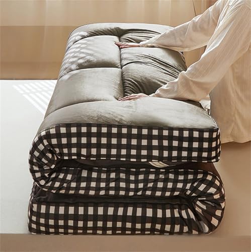 Copertura per futon giapponese salvaspazio, soluzione ideale per studenti e ospiti e vita minimalista, facile da riporre e adatta ai viaggi per piccoli spazi