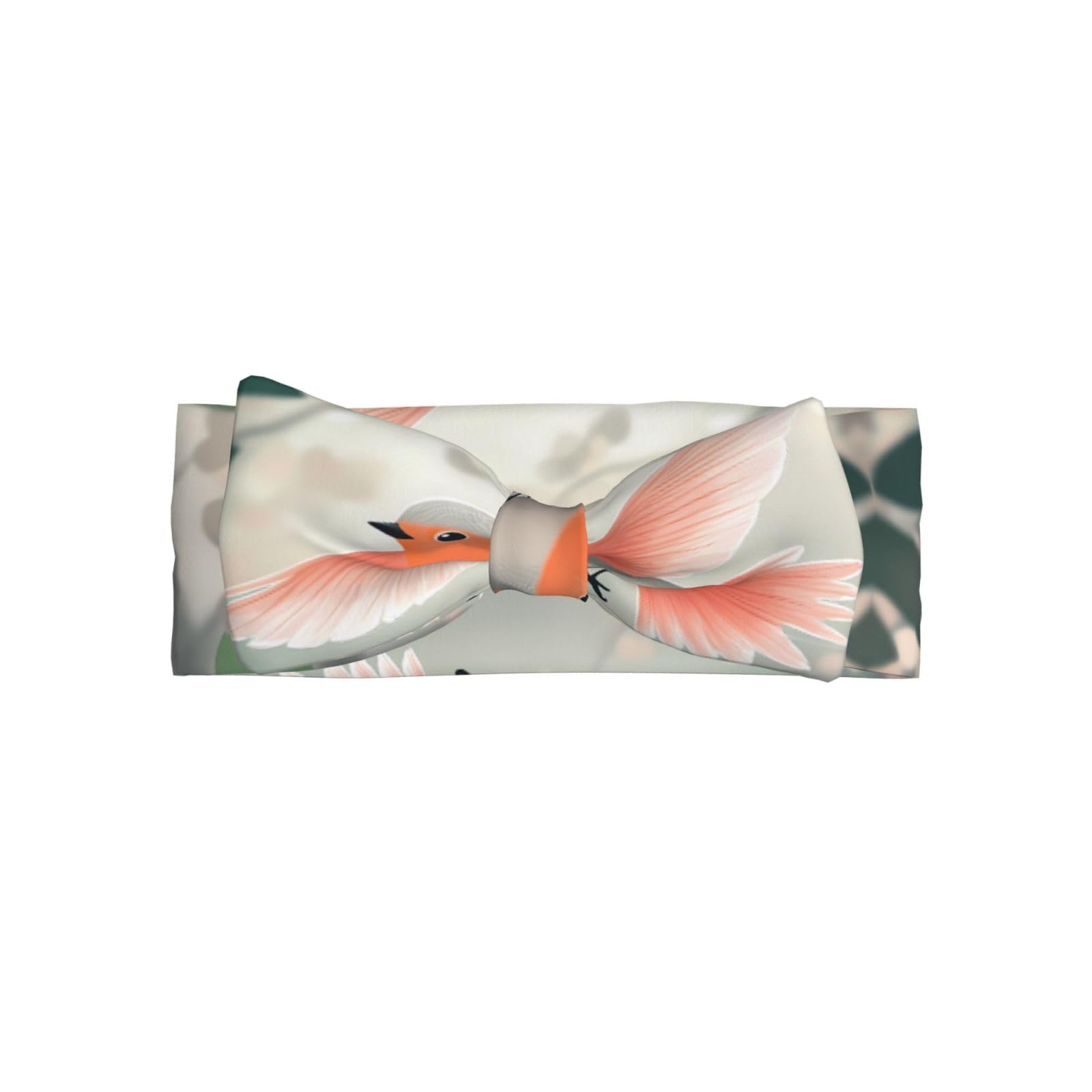 Happy birds flyingBow headband, patterned baby bow hair accessory, suitable for newborns, infants, and everyday wear