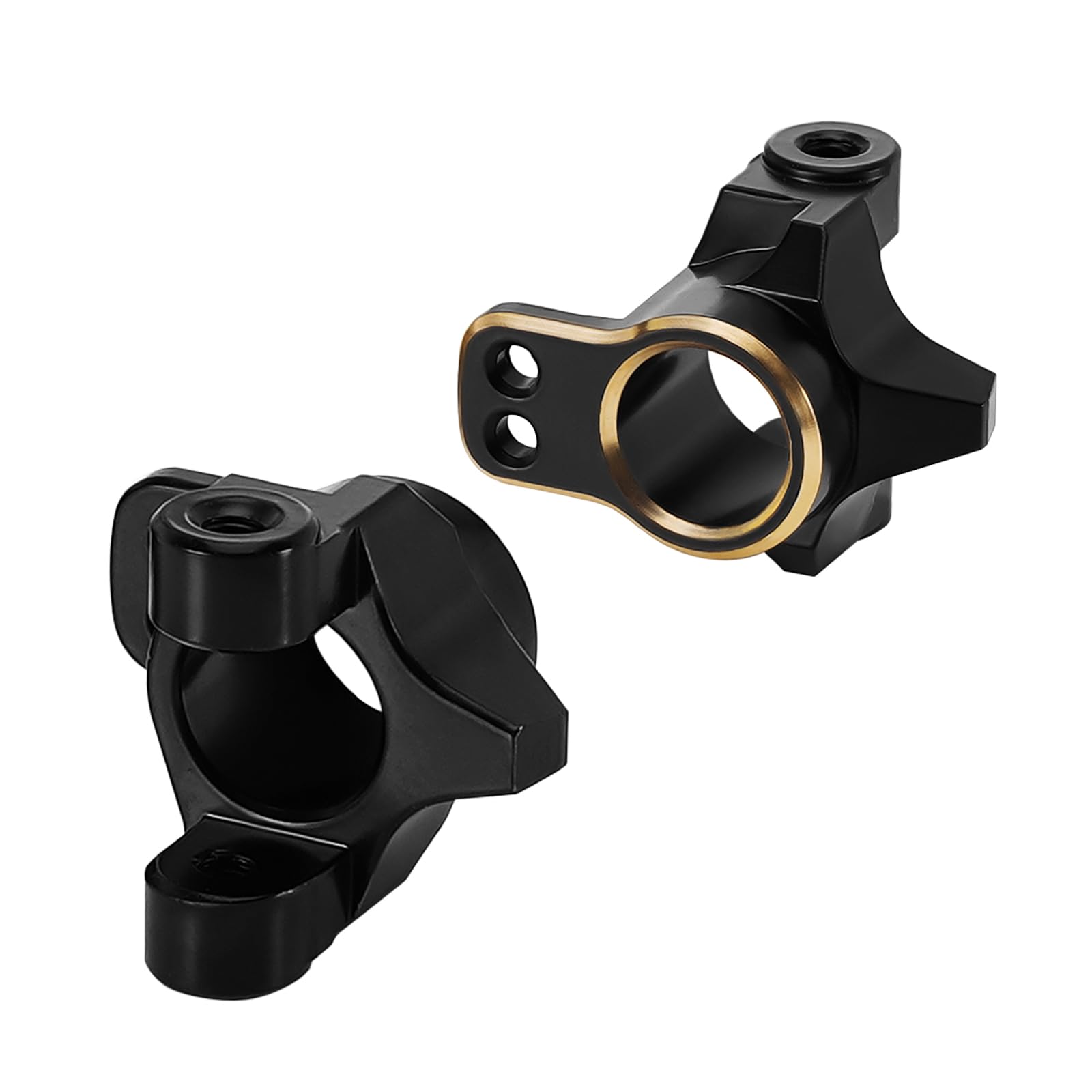 INJORA Black Coating Brass C Hubs for FMS FCX24M Upgrade 1/24 RC Crawlers