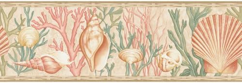 Decorate By Color BC1581714 Multi Color Sea Shells Border