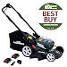 Webb 40V (2 x 20V) 47cm (19") Brushless Self-Propelled Lawnmower (2 x 4Ah Batteries & Charger)