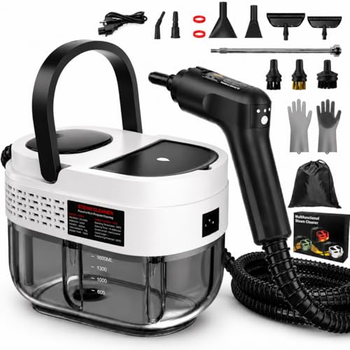 Goyappin Handheld Steam Cleaner for Home, 2500W High Pressure Steam Cleaner for Car Detailing...