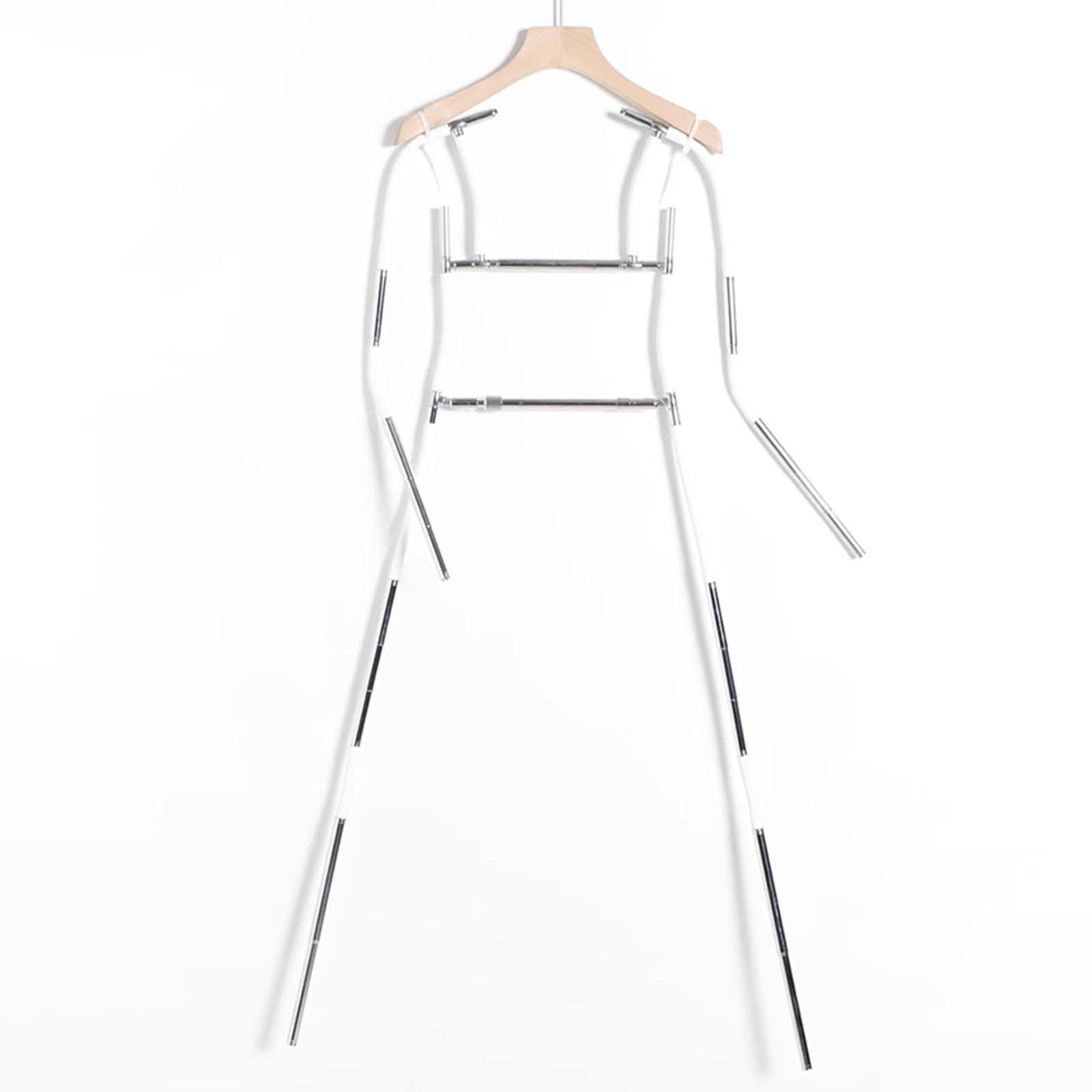 Verstellbarer Schaufensterpuppenaufhänger mit gebogenem Stretch-Rumpf, Posierung Körperform Aufhänger für Frauen, Kleidung, Display und Fotografie