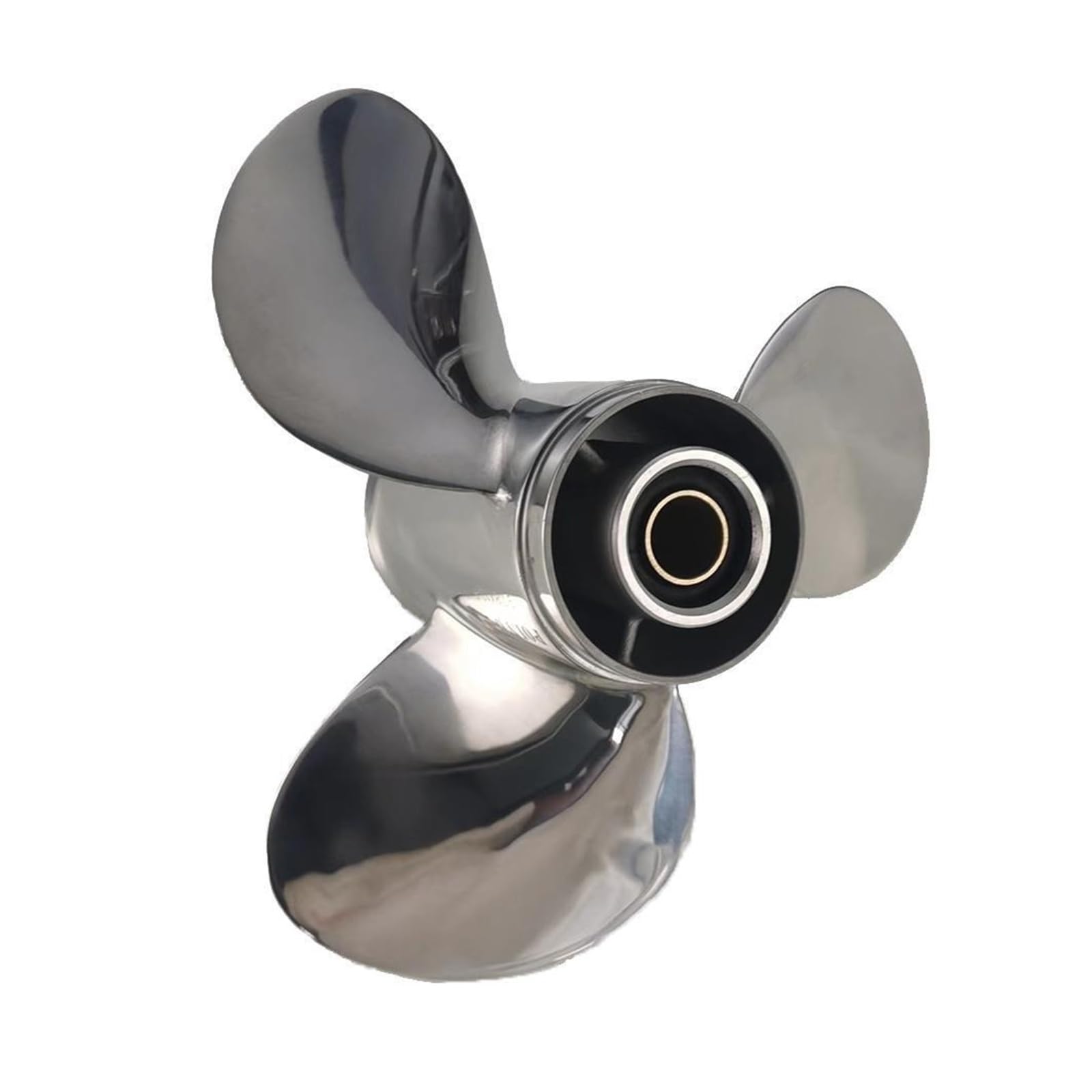 KAKAK High Performance Propeller, Stainless Steel Propeller, High-strength Precision Casting, Suitable For 20-30 Horsepower Boat Engine Parts